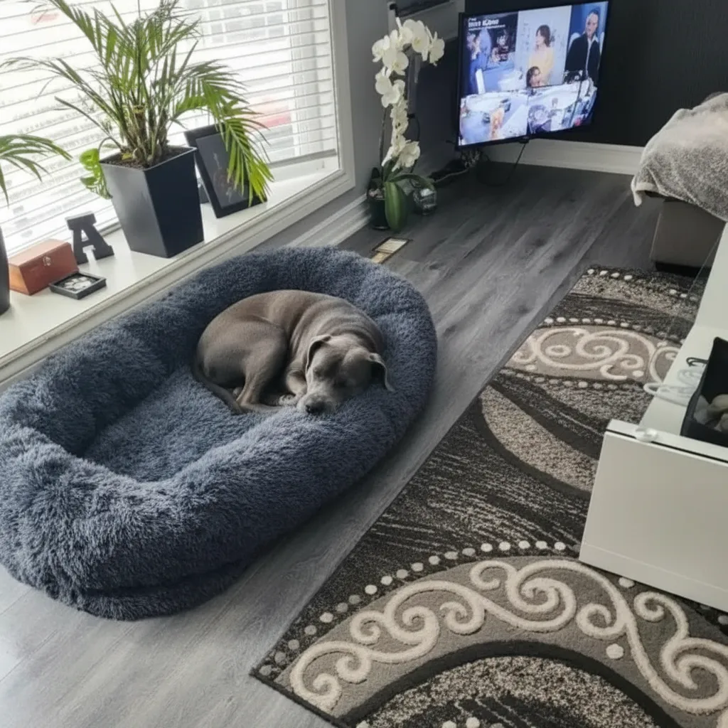 petalive cama afelpada antiestrés humano & mascota