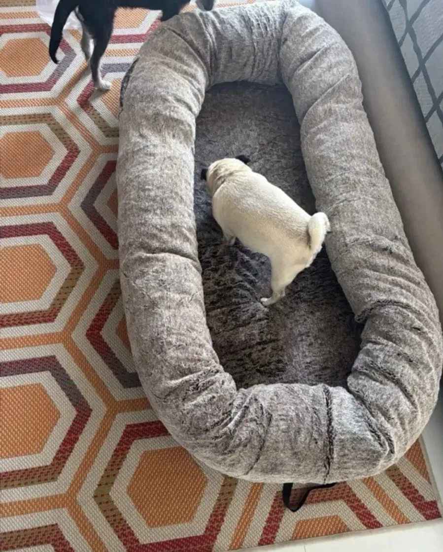 petalive cama afelpada antiestrés humano & mascota